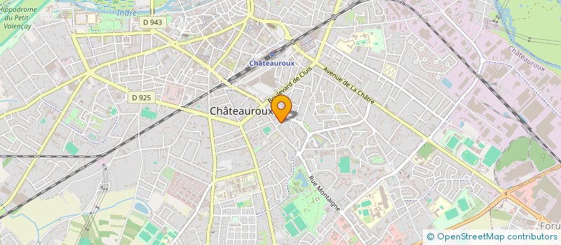 localisation de l'entreprise MONSIEUR CHAOUKI SOUKKOU à CHATEAUROUX