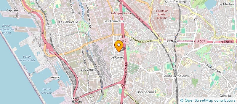 localisation de l'entreprise MONSIEUR CHAOUR SOFIANE à MARSEILLE