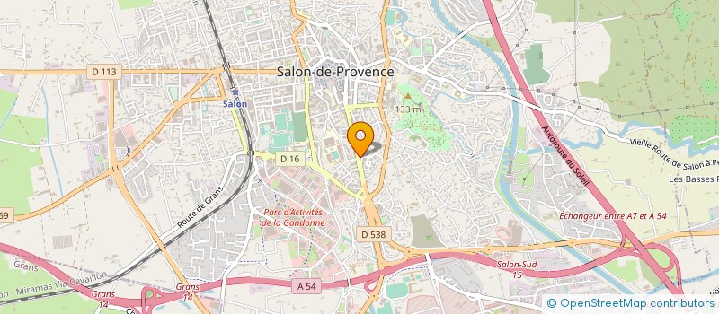 localisation de l'entreprise MONSIEUR CHAPELIER BARNEOUD  SALON-DE-PROVENCE