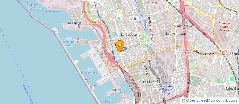 localisation de l'entreprise MONSIEUR CHARAF BAHLOUL à MARSEILLE