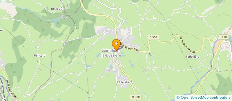 localisation de l'entreprise MONSIEUR CHARAF BELATTAR  SAINT-JEAN-LA-BUSSIERE