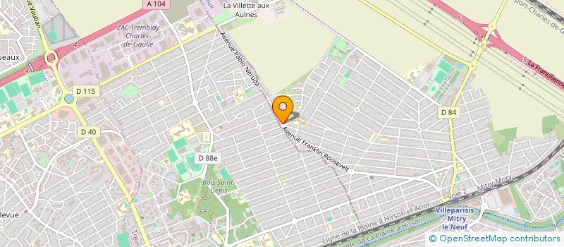 localisation de l'entreprise MONSIEUR CHARAF-EDDINE MAHROUG  MITRY-MORY