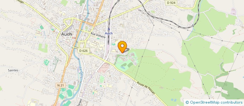 localisation de l'entreprise MONSIEUR CHARAF-EDDINE MOUHOUCHE  AUCH