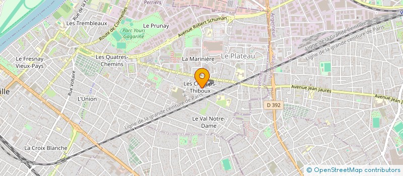 localisation de l'entreprise MONSIEUR CHARAF EL KHANNOUSS  SARTROUVILLE