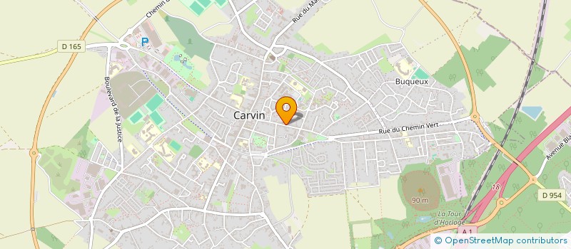 localisation de l'entreprise MONSIEUR CHARAF GALLOUCH  CARVIN