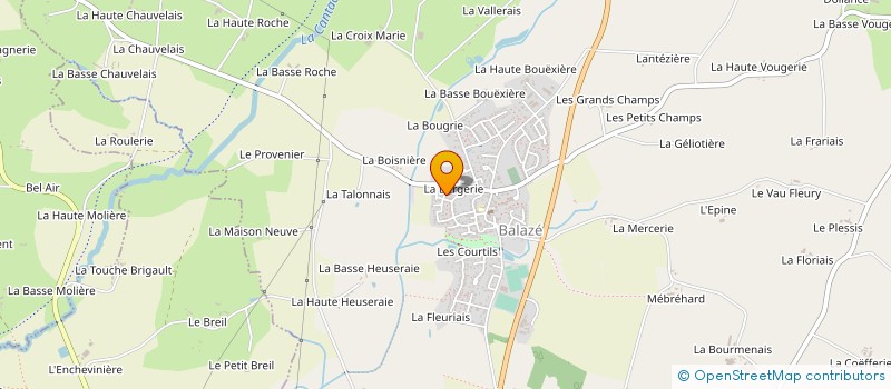 localisation de l'entreprise MONSIEUR CHARAF ZIYACHE  BALAZE