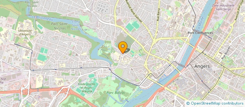 localisation de l'entreprise MONSIEUR CHARAFEDDINE ISMAIL ABDALLAH à ANGERS