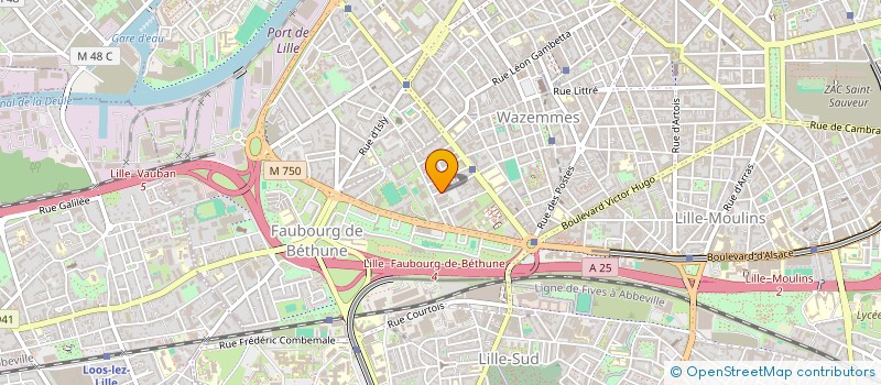 localisation de l'entreprise MONSIEUR CHARBEL ADANHO à LILLE