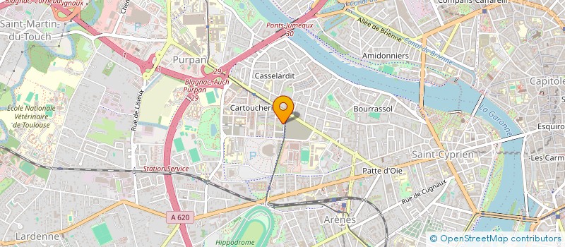 localisation de l'entreprise MONSIEUR CHARBEL AOUN à TOULOUSE