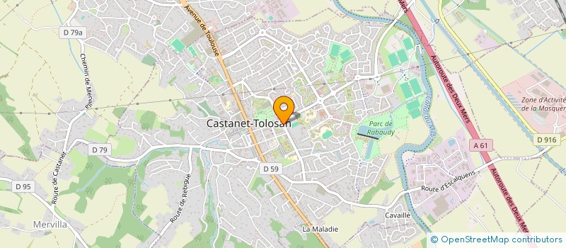 localisation de l'entreprise MONSIEUR CHARBEL CHAHINE à CASTANET-TOLOSAN