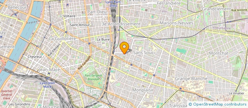 localisation de l'entreprise MONSIEUR CHARBEL LALEYE  LYON