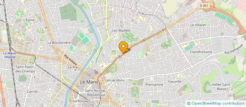 localisation de l'entreprise MONSIEUR CHARBEL NAOUM  LE MANS