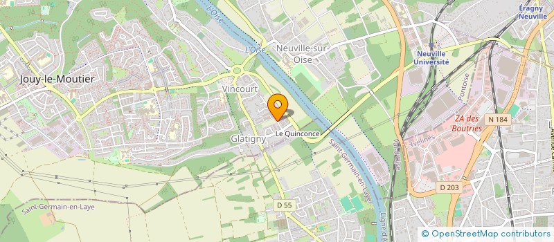 localisation de l'entreprise MONSIEUR CHARBEL SFEIR  JOUY-LE-MOUTIER