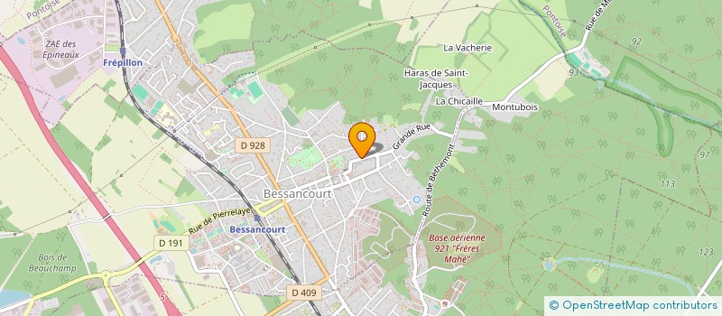 localisation de l'entreprise MONSIEUR CHARBENS CIVIL  BESSANCOURT