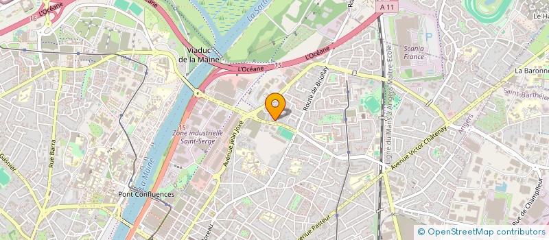 localisation de l'entreprise MONSIEUR CHARDIN PRODIGE NSOUKA BITSINDOU à ANGERS