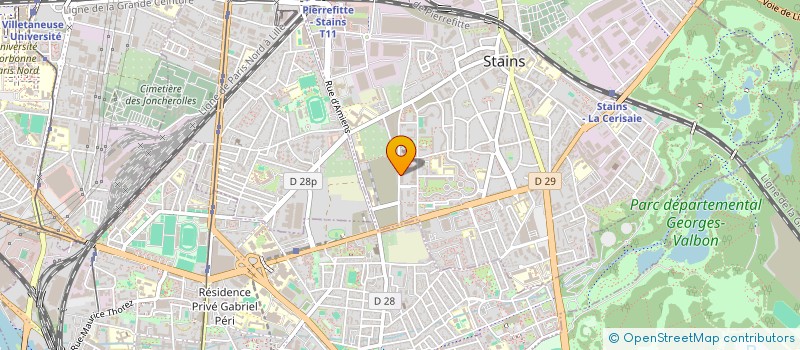 localisation de l'entreprise MONSIEUR CHAREF ABBASSA à STAINS