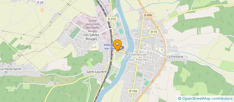 localisation de l'entreprise MONSIEUR CHAREF AMARA  VILLENEUVE-SUR-YONNE