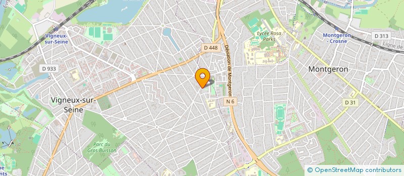 localisation de l'entreprise MONSIEUR CHAREF BELHADJI  VIGNEUX-SUR-SEINE