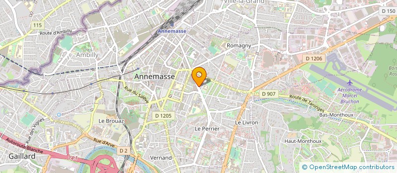 localisation de l'entreprise MONSIEUR CHAREF HAMOUTI  ANNEMASSE