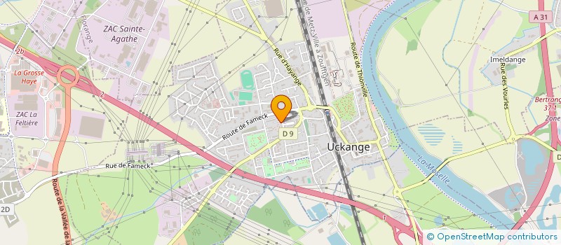 localisation de l'entreprise MONSIEUR CHAREF MEGHALET  UCKANGE