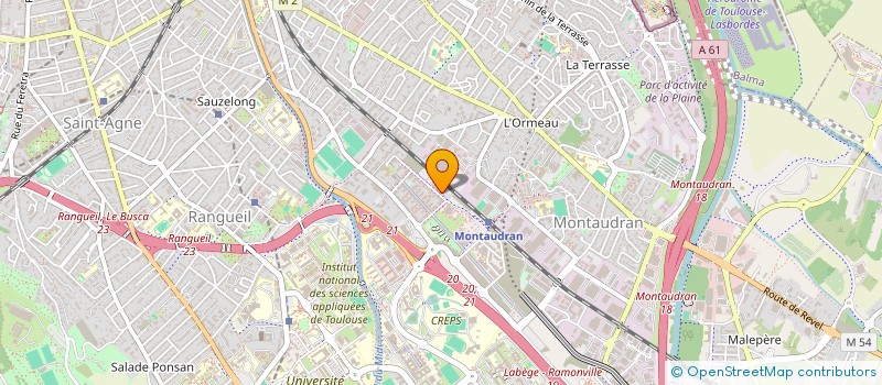 localisation de l'entreprise MONSIEUR CHAREF MEGHRAOUI à TOULOUSE
