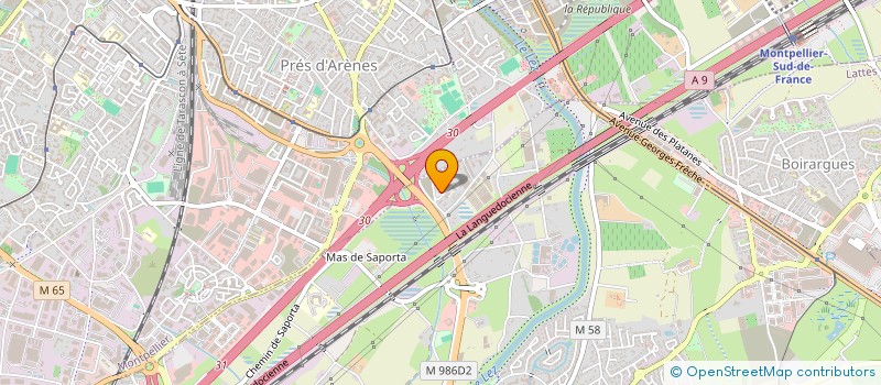 localisation de l'entreprise MONSIEUR CHAREFEDDINE KOUADRIA à LATTES