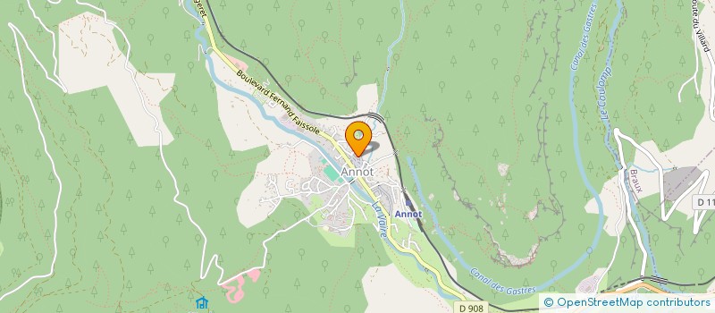 localisation de l'entreprise MONSIEUR CHAREL FREZIA  ANNOT