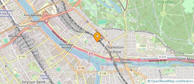 localisation de l'entreprise MONSIEUR CHARENTON-LE-PONT NOEL  CHARENTON-LE-PONT