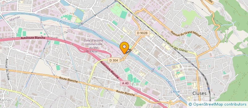 localisation de l'entreprise MONSIEUR CHARFEDDINE AMRI  CLUSES