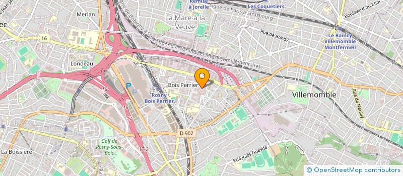 localisation de l'entreprise MONSIEUR CHARFEDDINE GACEM à ROSNY-SOUS-BOIS