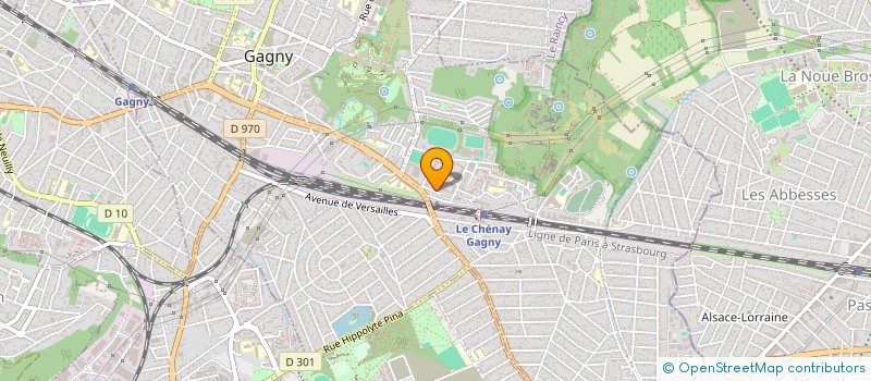 localisation de l'entreprise MONSIEUR CHARFEDDINE KHADHRAOUI  GAGNY