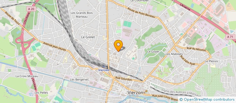 localisation de l'entreprise MONSIEUR CHARFEDDINE LICHIHEB  VIERZON