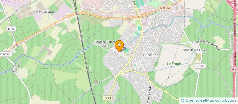 localisation de l'entreprise MONSIEUR CHARFEDINE GAHALAS  CANOHES