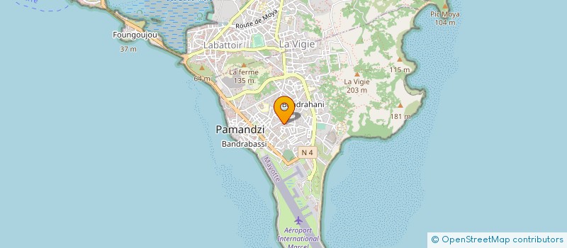 localisation de l'entreprise MONSIEUR CHARIF ALLAOUI à PAMANDZI