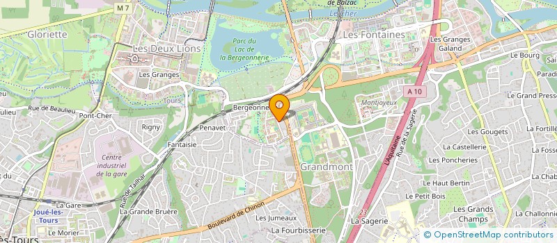 localisation de l'entreprise MONSIEUR CHARIF BENCHAIB à TOURS
