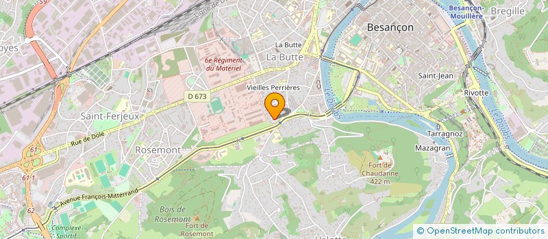 localisation de l'entreprise MONSIEUR CHARIF BOUGANDOURA à BESANCON