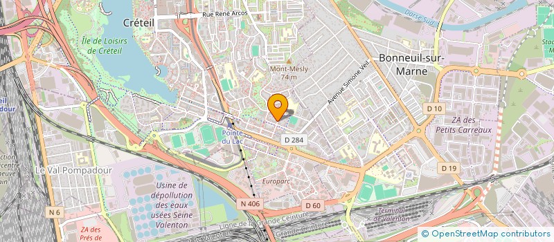 localisation de l'entreprise MONSIEUR CHARIF-DDINE MAJDOUB  CRETEIL