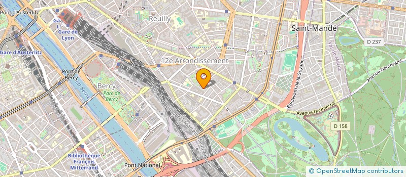 localisation de l'entreprise MONSIEUR CHARIF ISSOUF  PARIS