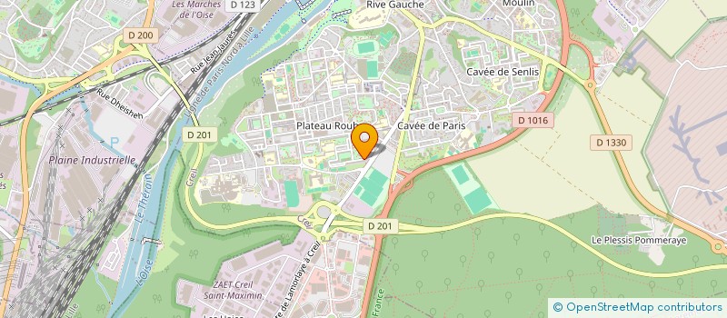 localisation de l'entreprise MONSIEUR CHARIF KANDOUSSI à CREIL