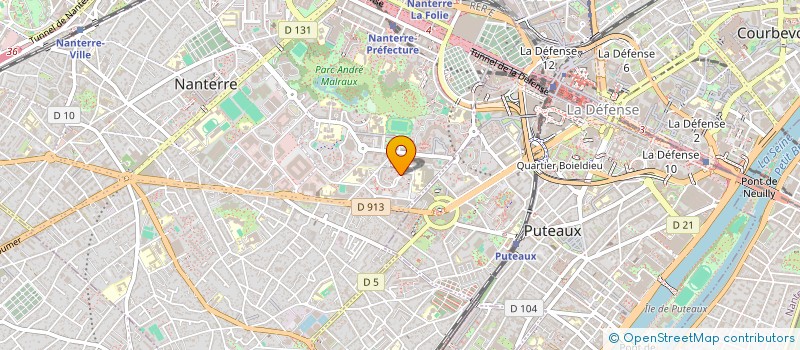 localisation de l'entreprise MONSIEUR CHARIF MAHMEL  NANTERRE