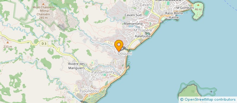 localisation de l'entreprise MONSIEUR CHARIF MOHAMADI  MAMOUDZOU