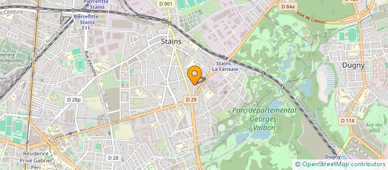 localisation de l'entreprise MONSIEUR CHARIFTON ESPERANCE à STAINS