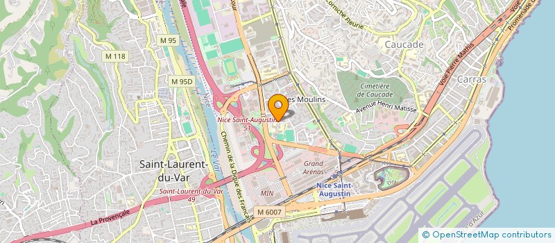 localisation de l'entreprise MONSIEUR CHARIFU MOHAMED à NICE
