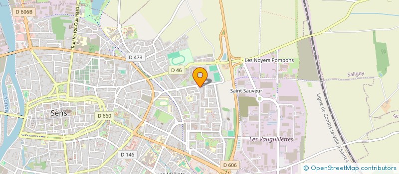 localisation de l'entreprise MONSIEUR CHARIFULLAH AKAKHEIL  SENS