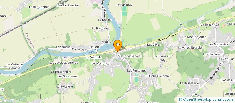 localisation de l'entreprise MONSIEUR CHARILAOS TRIANTAFYLLOU  SAVONNIERES