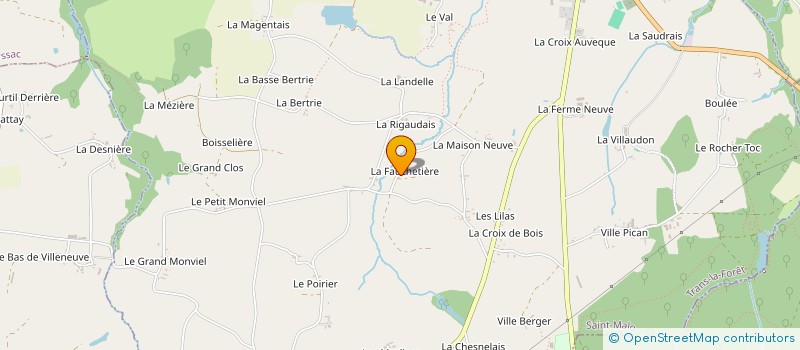 localisation de l'entreprise MONSIEUR CHARLAY DE TROGOFF  TRANS-LA-FORET