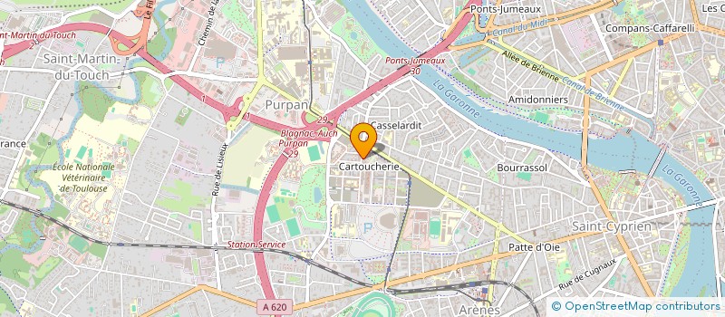 localisation de l'entreprise MONSIEUR CHARLELIE BLANC à TOULOUSE