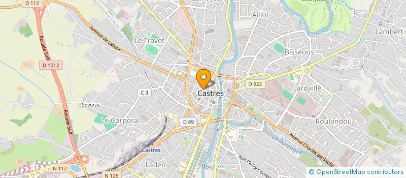 localisation de l'entreprise MONSIEUR CHARLELIE COURTOIS à CASTRES