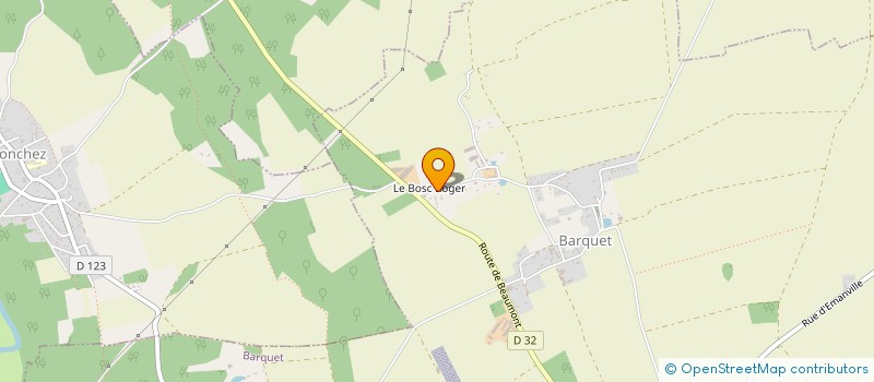 localisation de l'entreprise MONSIEUR CHARLELIE LEFEVRE  BARQUET