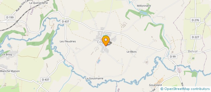 localisation de l'entreprise MONSIEUR CHARLELIE LEPOT  COURCY